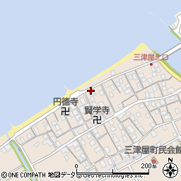 滋賀県彦根市三津屋町1224周辺の地図