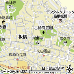 〒250-0034 神奈川県小田原市板橋の地図