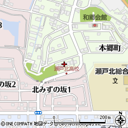 愛知県瀬戸市本郷町961周辺の地図