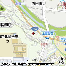 愛知県瀬戸市本郷町489周辺の地図