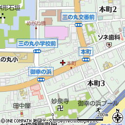 ベルジェント小田原城址公園周辺の地図