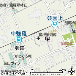 神奈川県足柄下郡箱根町強羅1300-104周辺の地図