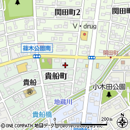 愛知県春日井市貴船町94周辺の地図