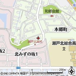 愛知県瀬戸市本郷町959周辺の地図