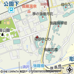 箱根強羅旅館案内所周辺の地図