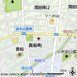 愛知県春日井市貴船町95周辺の地図