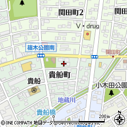 愛知県春日井市貴船町96周辺の地図
