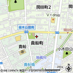 愛知県春日井市貴船町98周辺の地図