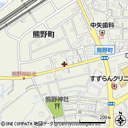 愛知県春日井市熊野町2048-4周辺の地図