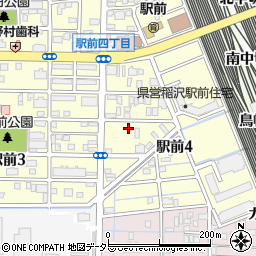 太陽生命保険相互会社　稲沢独身寮周辺の地図