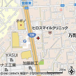 静岡県富士宮市万野原新田3747-8周辺の地図