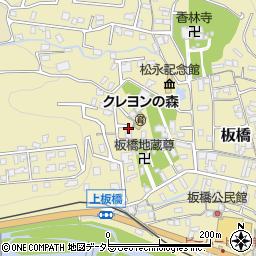 神奈川県小田原市板橋551-9周辺の地図