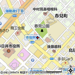 AOKI春日井総本店駐車場周辺の地図