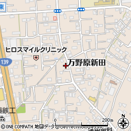 静岡県富士宮市万野原新田3949-1周辺の地図