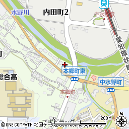 愛知県瀬戸市本郷町462周辺の地図