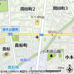 愛知県春日井市貴船町146周辺の地図