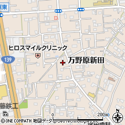 静岡県富士宮市万野原新田3951周辺の地図