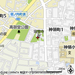 愛知県春日井市神領町1丁目11周辺の地図
