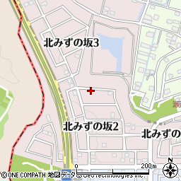 愛知県瀬戸市北みずの坂周辺の地図
