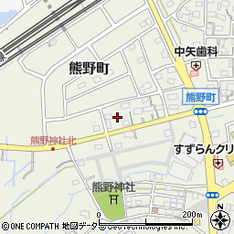 愛知県春日井市熊野町2048周辺の地図