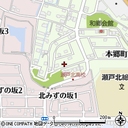 愛知県瀬戸市本郷町971周辺の地図