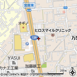 静岡県富士宮市万野原新田3746-8周辺の地図