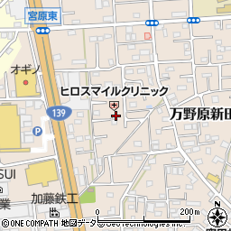 静岡県富士宮市万野原新田3924-21周辺の地図