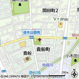 関田公民館周辺の地図