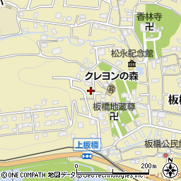 神奈川県小田原市板橋518-59周辺の地図