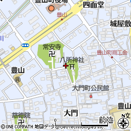 愛知県豊山町（西春日井郡）豊場（木戸）周辺の地図