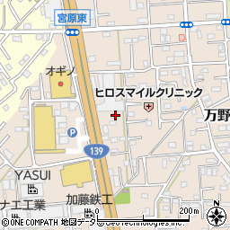 静岡県富士宮市万野原新田3747-5周辺の地図