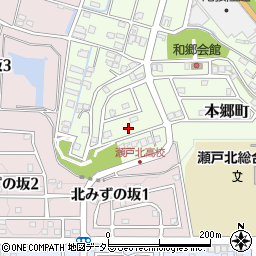 愛知県瀬戸市本郷町970周辺の地図