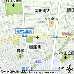 愛知県春日井市貴船町87周辺の地図