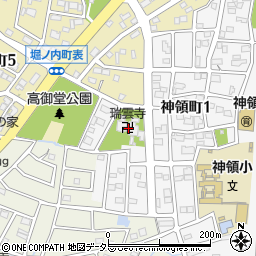 愛知県春日井市神領町1丁目11-4周辺の地図