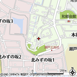 愛知県瀬戸市本郷町1006周辺の地図
