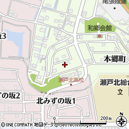 愛知県瀬戸市本郷町976周辺の地図