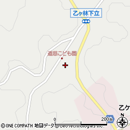 愛知県豊田市乙ケ林町下立周辺の地図