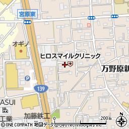 静岡県富士宮市万野原新田3923周辺の地図