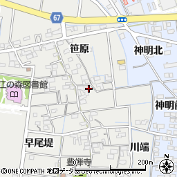 愛知県稲沢市祖父江町桜方笹原1150周辺の地図