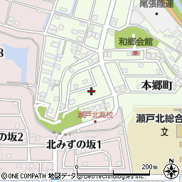 愛知県瀬戸市本郷町977周辺の地図