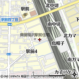 県営稲沢駅前住宅周辺の地図