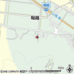 京都府福知山市堀越周辺の地図
