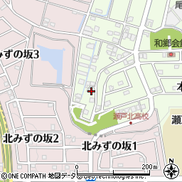 愛知県瀬戸市本郷町166周辺の地図