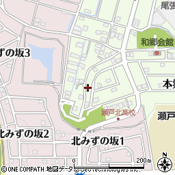 愛知県瀬戸市本郷町1007周辺の地図