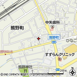 愛知県春日井市熊野町2017-2周辺の地図