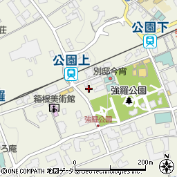 神奈川県足柄下郡箱根町強羅1300-422周辺の地図