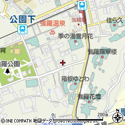 神奈川県足柄下郡箱根町強羅1300-32周辺の地図