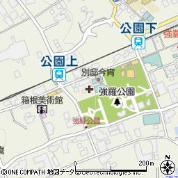 神奈川県足柄下郡箱根町強羅1300-424周辺の地図