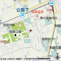 神奈川県足柄下郡箱根町強羅1300-59周辺の地図