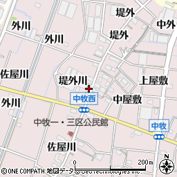 愛知県稲沢市祖父江町中牧堤外川1644周辺の地図